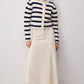 Cardigan in maglia a righe