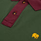 Polo color block in cotone biologico Greener Pastures