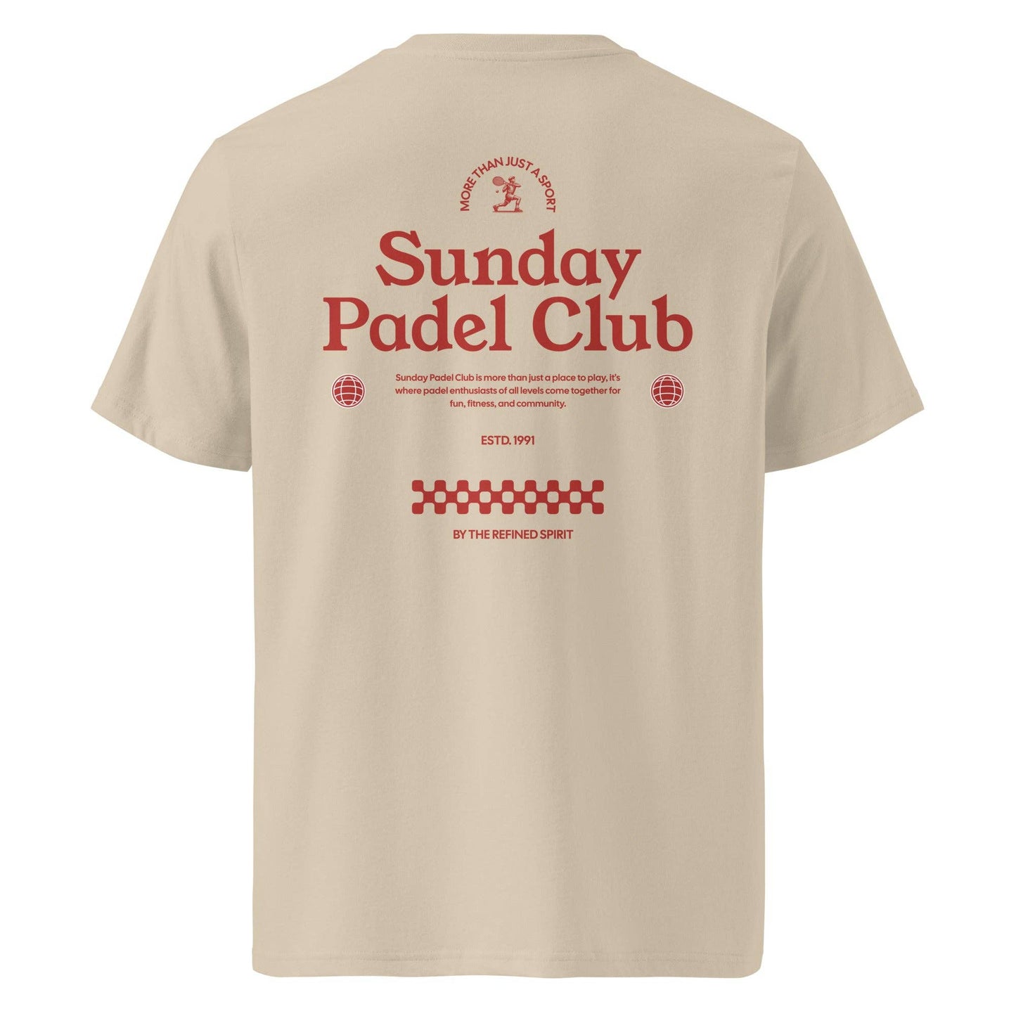 T-shirt unisex in cotone biologico Sunday Padel Club