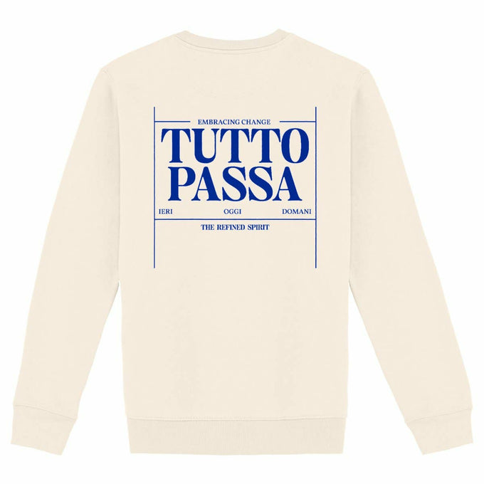 Felpa unisex organica “Tutto Passa”