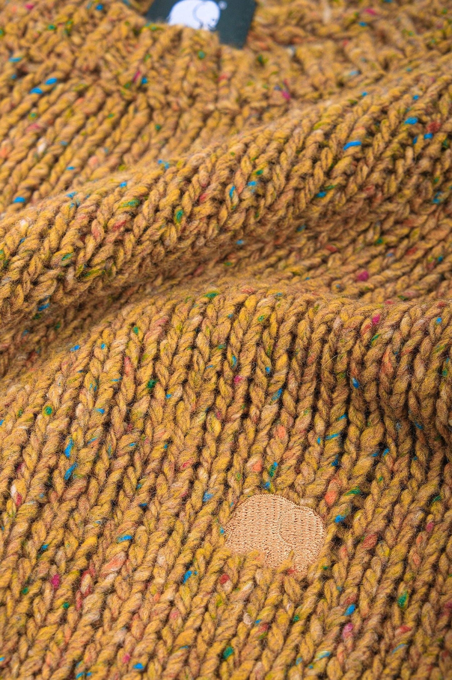 Maglione uomo in maglia color Dijon
