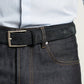 Cintura in suede blu navy Kimi