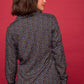 Camicia Donna Nera con Stampa Cupcake