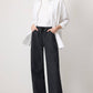 Pantaloni in denim a vita elasticizzata