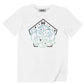 T-shirt Bianca Pesci con Stampa Segno Zodiacale