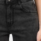 Jeans Party grigio a vita alta