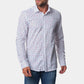 Camicia stampata in cotone da uomo