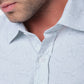 Camicia uomo stampata a maniche lunghe con colletto francese