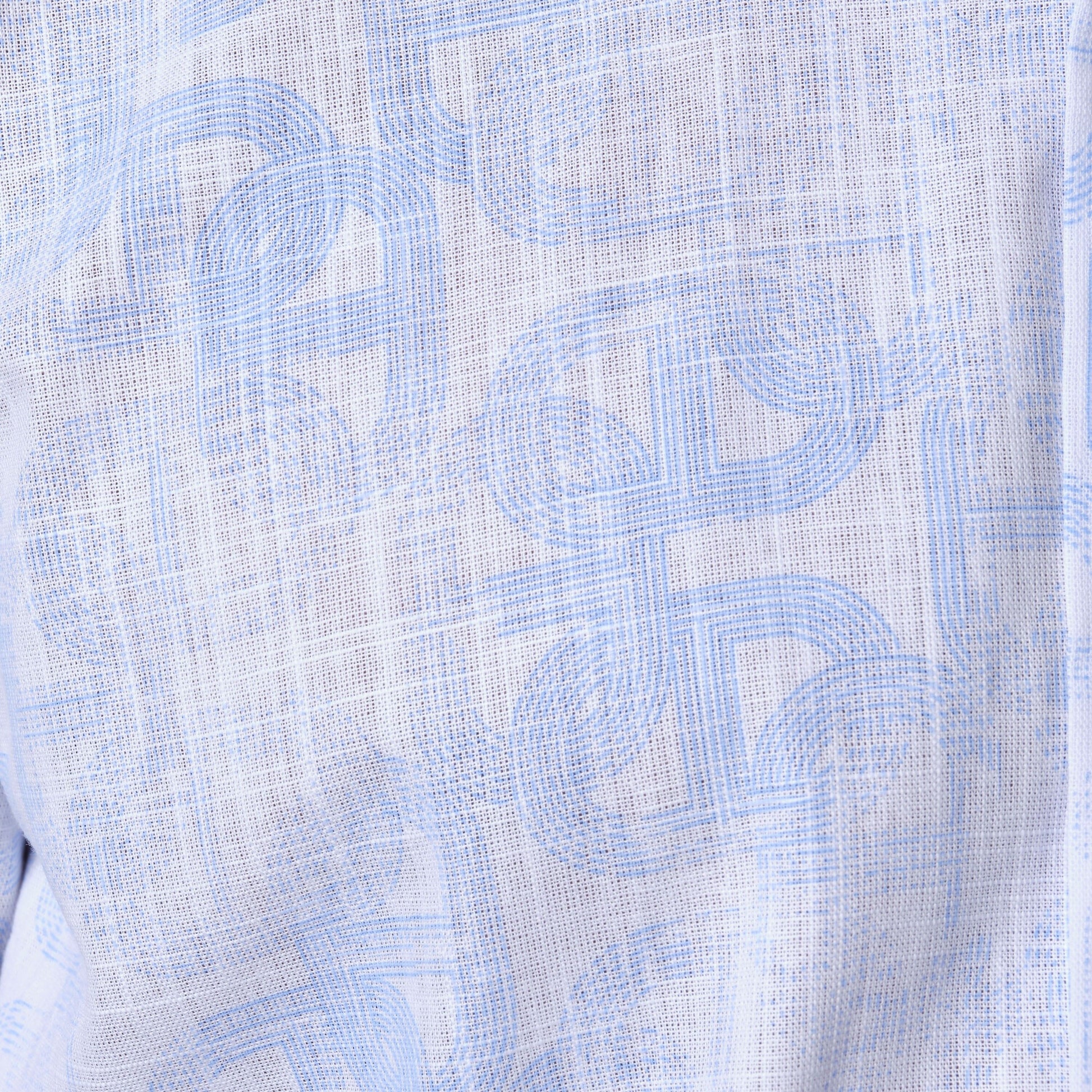 Camicia uomo stampata in cotone