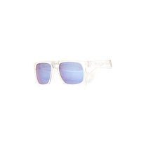 Occhiali da sole pieghevoli unisex con lenti specchiate