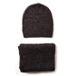 Set sciarpa e cappello in maglia CLUB