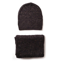 Set sciarpa e cappello in maglia CLUB