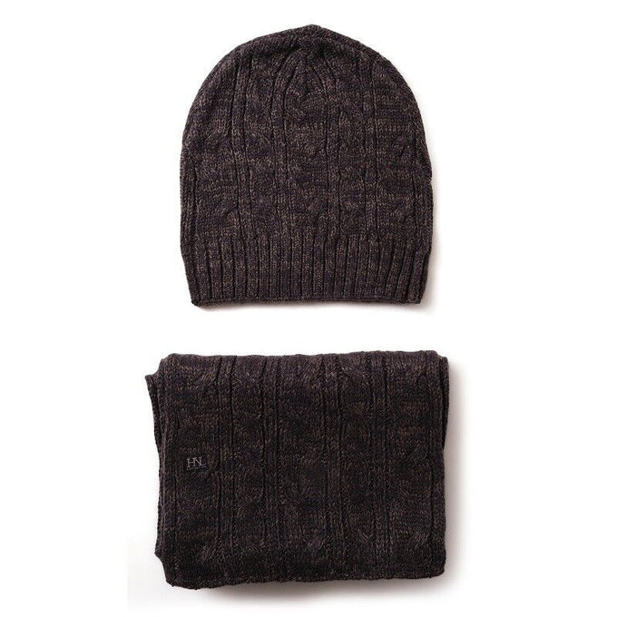 Set sciarpa e cappello in maglia CLUB