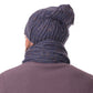Set sciarpa e cappello in maglia CLUB