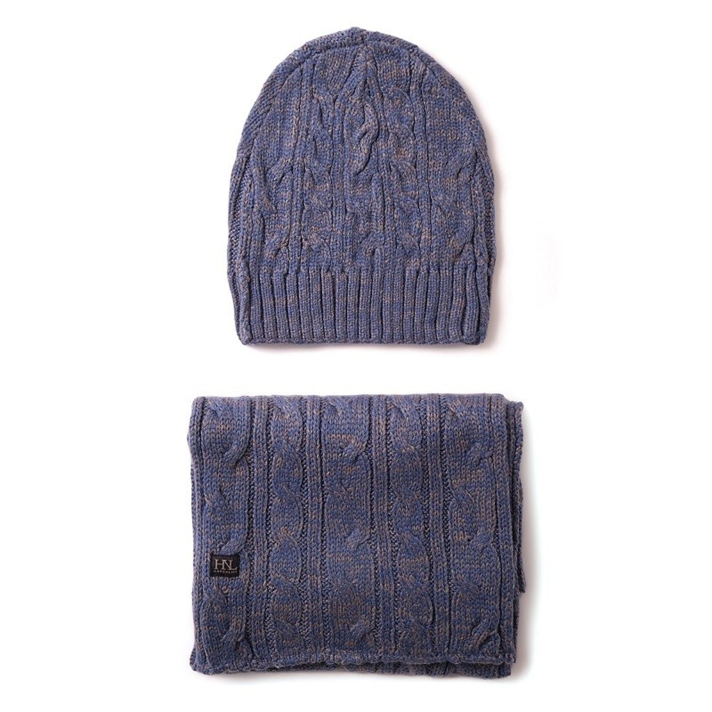 Set sciarpa e cappello in maglia CLUB