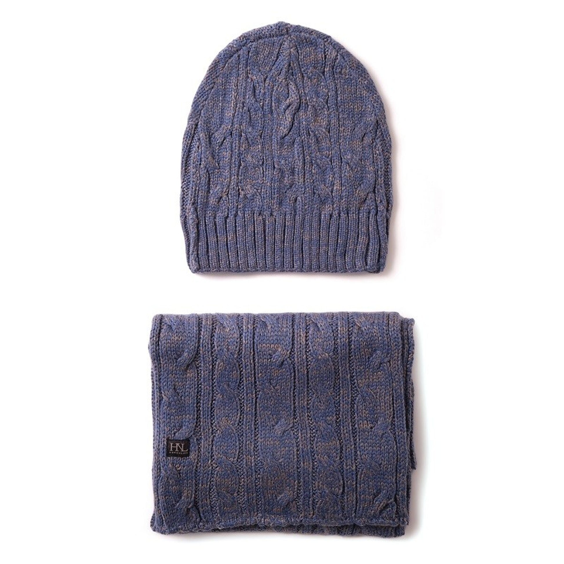 Set sciarpa e cappello in maglia CLUB