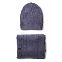 Set sciarpa e cappello in maglia CLUB