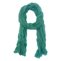 Foulard estivo in cotone verde