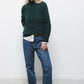 Maglione a maglia strutturata con girocollo alto
