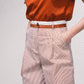 Pantaloni palazzo a righe in cotone