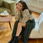 Gonna midi JALIA in Tencel verde