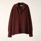 Polo relaxed in misto cashmere