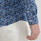 Camicia uomo blu fantasia comfort fit