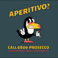 T-shirt unisex in cotone biologico con stampa Aperitivo