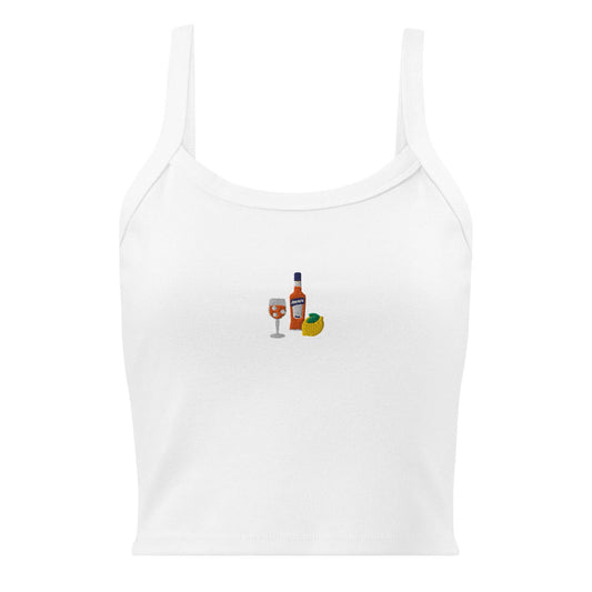 Canotta a micro-coste ricamata Kit Spritz