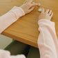 Maglione relaxed in cotone fine con maniche raglan