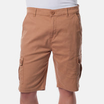 Bermuda cargo uomo color tabacco