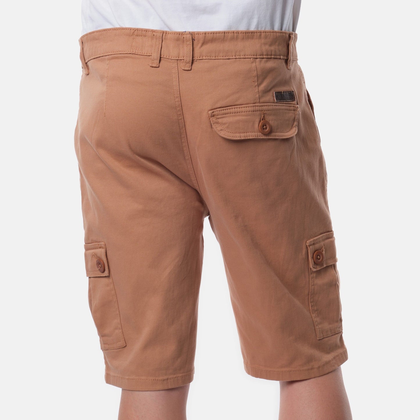 Bermuda cargo uomo color tabacco