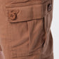 Bermuda cargo uomo color tabacco