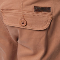 Bermuda cargo uomo color tabacco