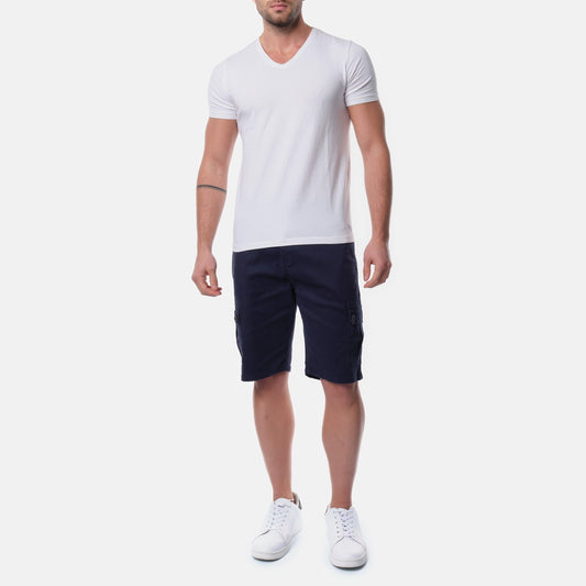Bermuda cargo da uomo blu navy