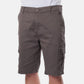 Bermuda Cargo Uomo Grigio in Cotone Stretch