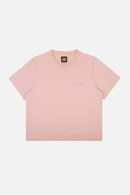 T-shirt Essentials in cotone biologico da donna rosa chiaro