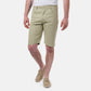 Bermuda uomo 5 tasche in cotone stretch kaki