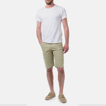 Bermuda uomo 5 tasche in cotone stretch kaki