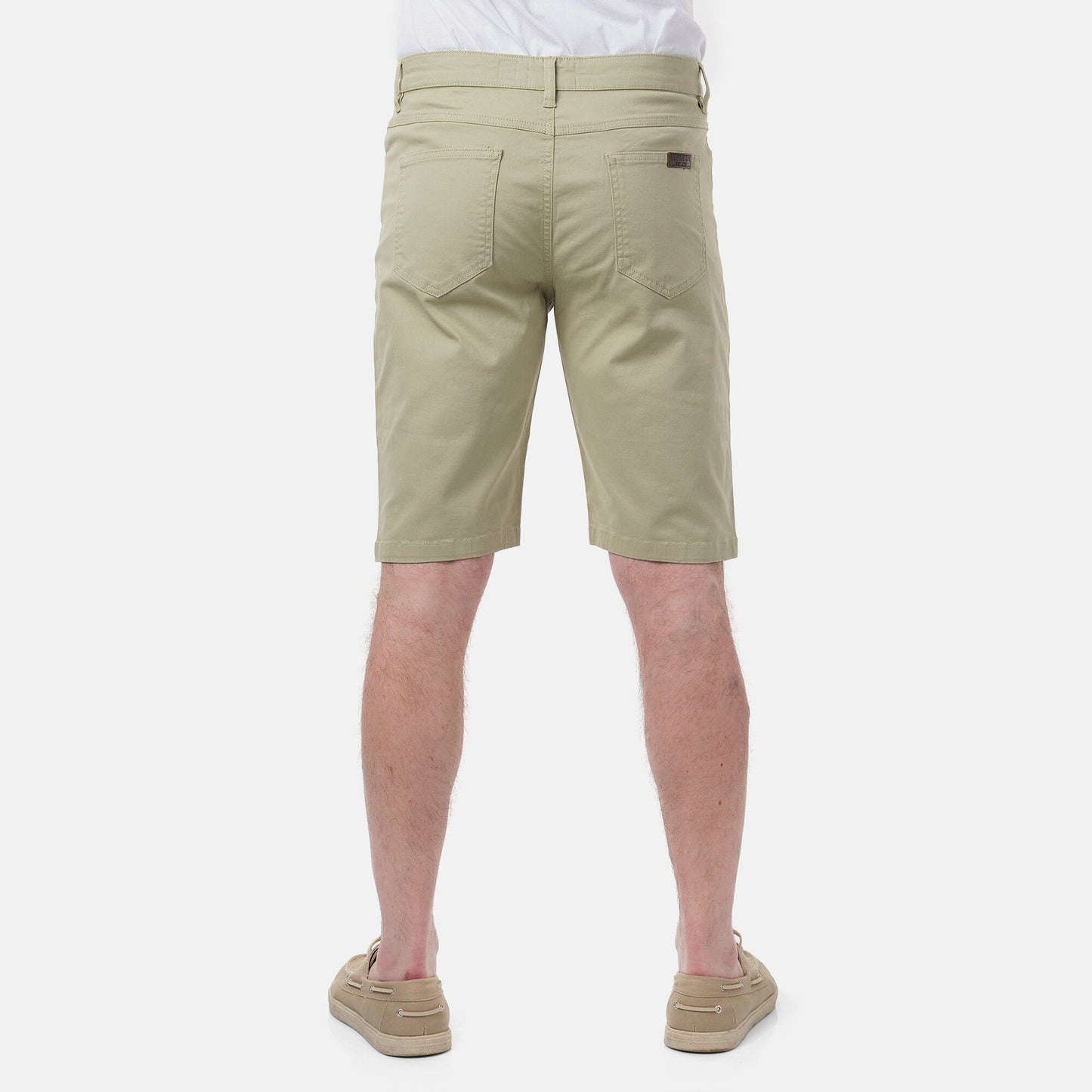 Bermuda uomo 5 tasche in cotone stretch kaki