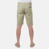 Bermuda uomo 5 tasche in cotone stretch kaki