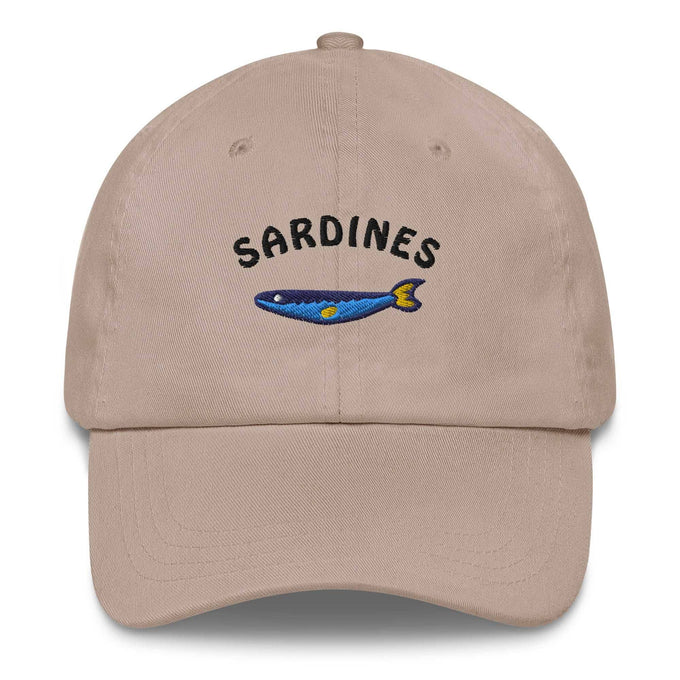 Cappellino da baseball in cotone con ricamo Sardines