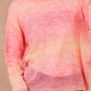 Maglione sfumato Moretta in tonalità pastello
