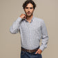 Camicia uomo a quadri in cotone misto