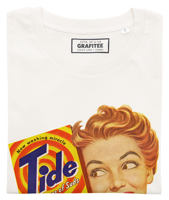 T-shirt vintage Tide Laundry stile anni Cinquanta