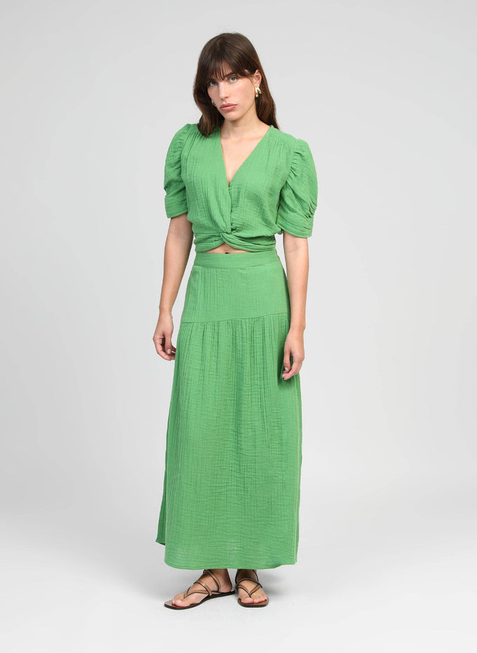 Gonna Midi Ritha Verde