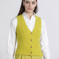 Gilet in maglia con bottoni in legno