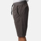Pantaloncini Uomo in Maglia Piqué Antracite con Coulisse