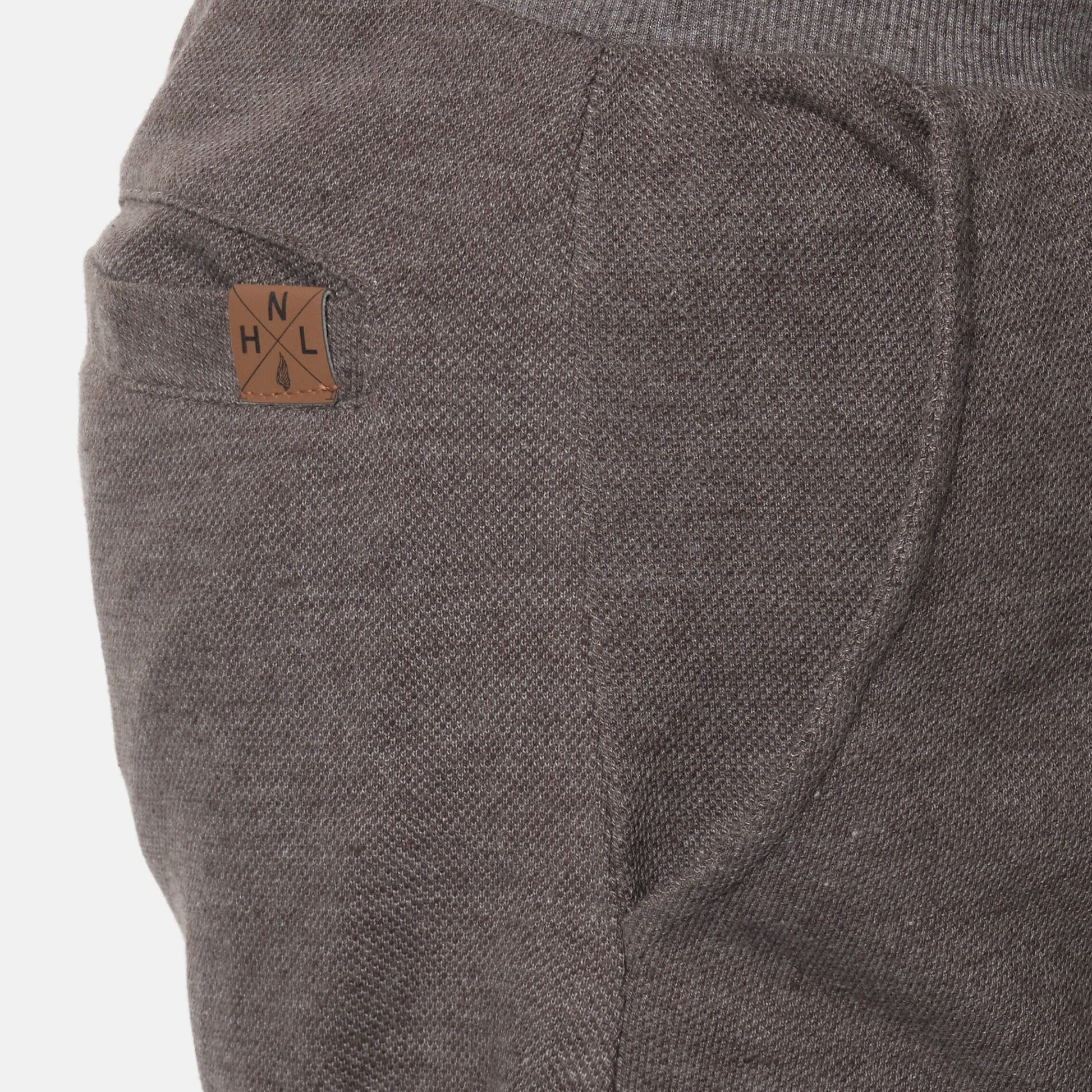 Pantaloncini Uomo in Maglia Piqué Antracite con Coulisse