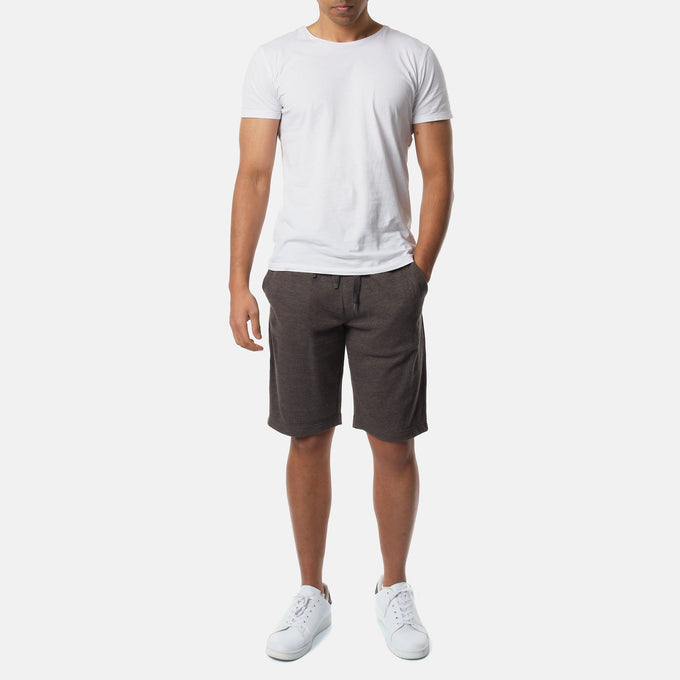 Pantaloncini Uomo in Maglia Piqué Antracite con Coulisse